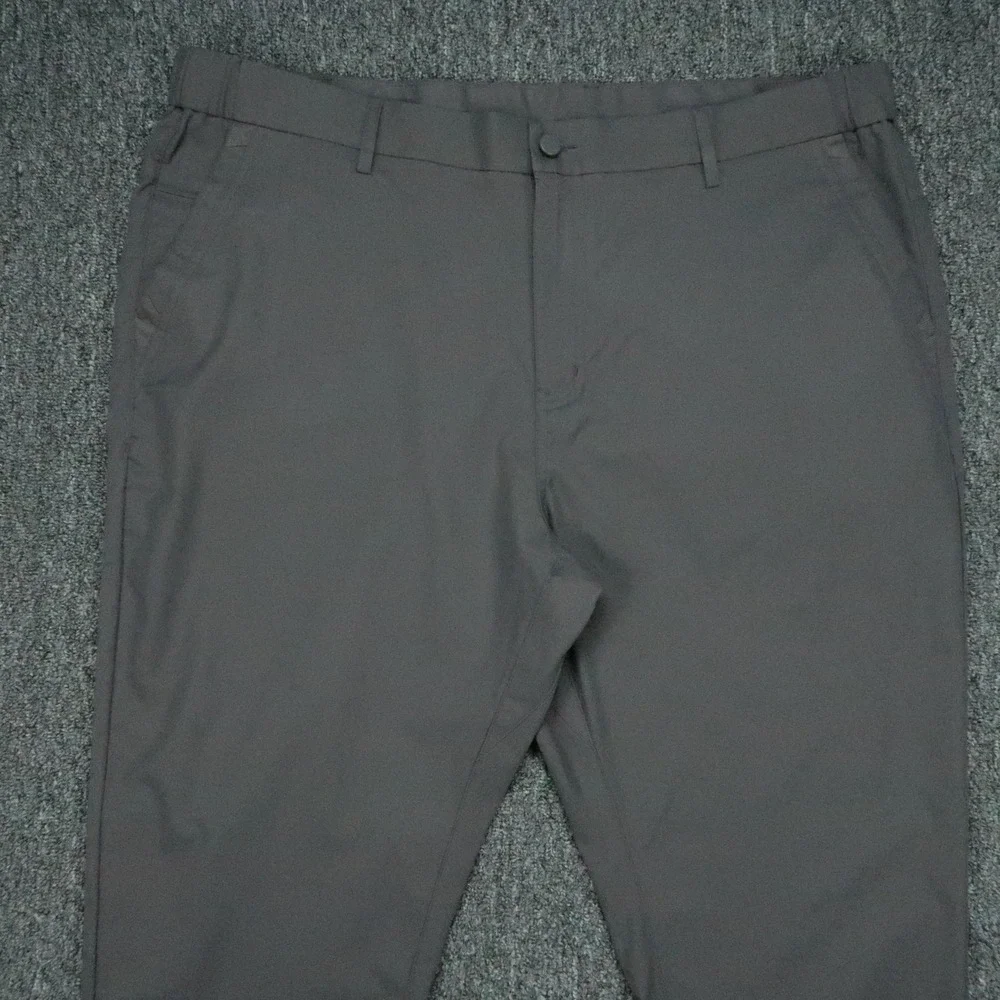 Jack Archer Pants Men 40x28 Charcoal Jetsetter Straight Zip Pocket Golf Travel